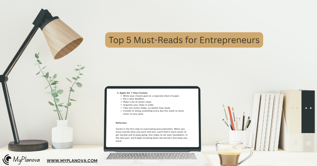 Top 5 eBooks for Entrepreneur Productivity