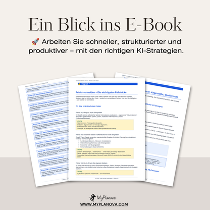 Ebook preview with text and MyPlanova Branding